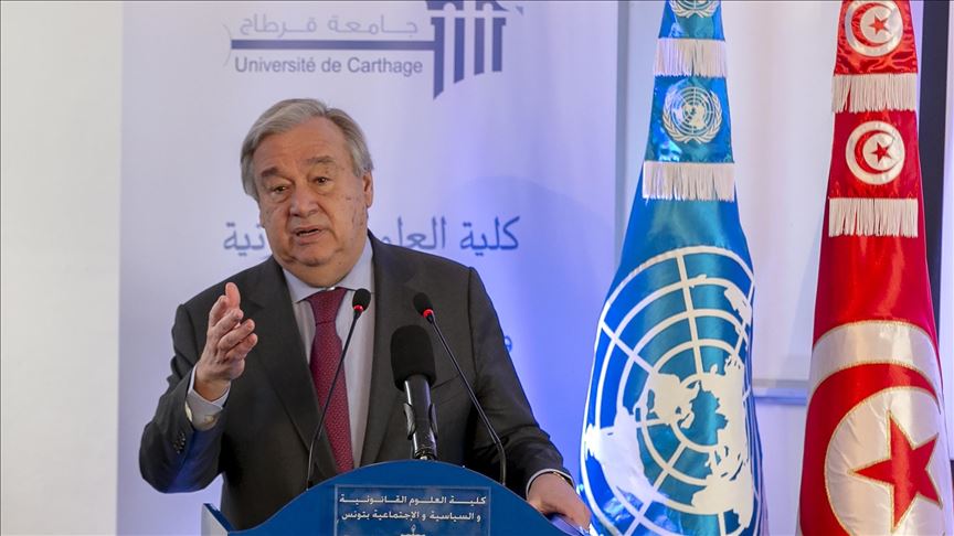 le Secrétaire général des Nations Unies en Tunisie, 2019