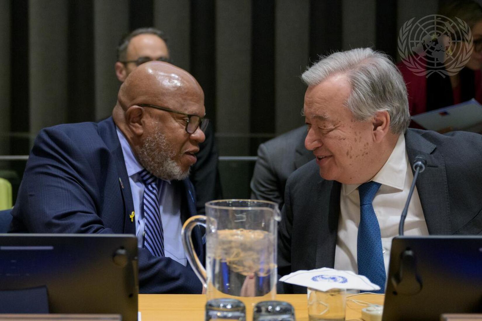 ECOSOC António Guterres_Dennis Francis PGA_Financing for Development Forum_22 April 2024