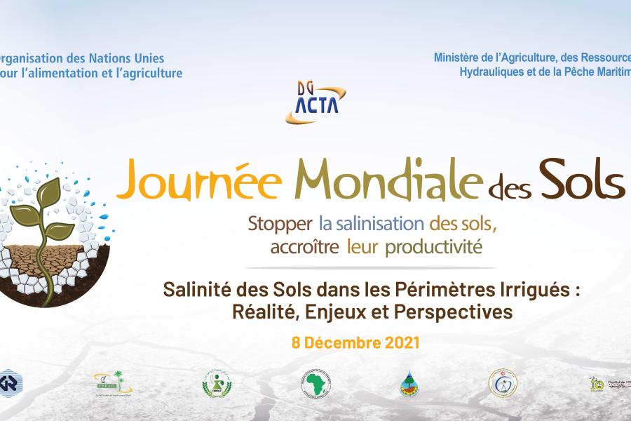 Atelier sur la « Salinité des Sols dans les Périmètres Irrigués : Réalité, Enjeux et Perspectives » le 8 décembre 2021