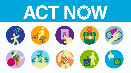 La campagne ActNow sur le changement climatique